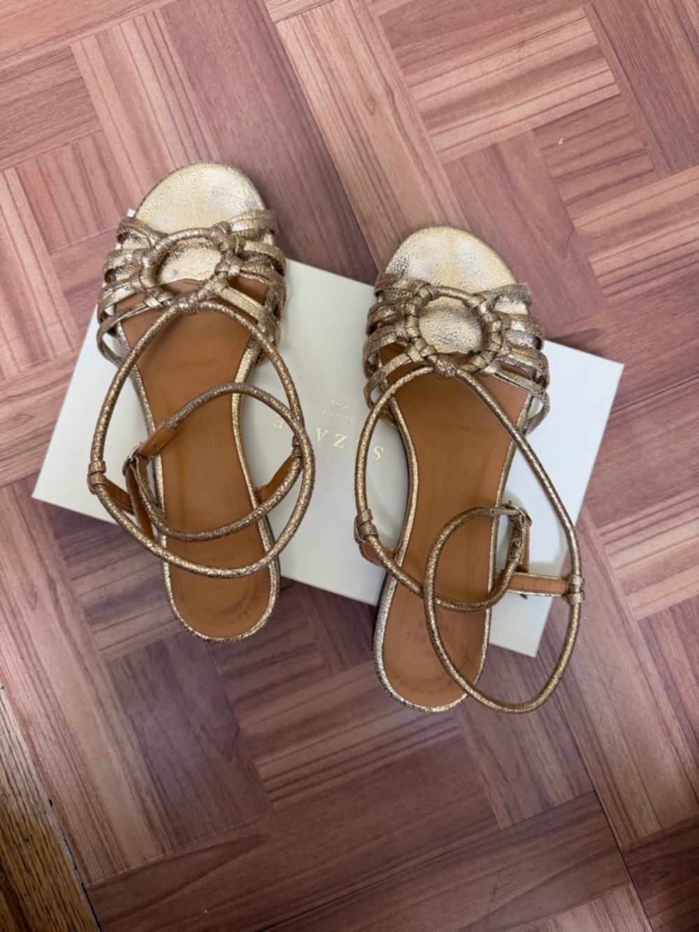 Sezane GLORIA LOW SANDALS size 8 - Picture 11 of 12